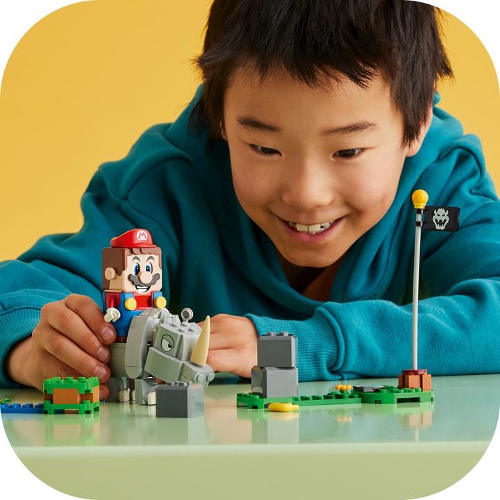 Actual product image LEGO Rambi the Rhino - Extension Set (71420, LEGO Super Mario)