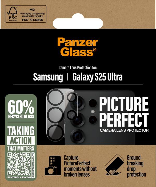 Image du produit PanzerGlass ® Protection de l'appareil photo PicturePerfect (1 pièce(s), Samsung Galaxy S25 Ultra)