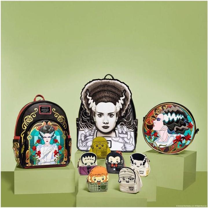 Actual product image Loungefly Universal Monsters by Crossbody Bride of Frankenstein
