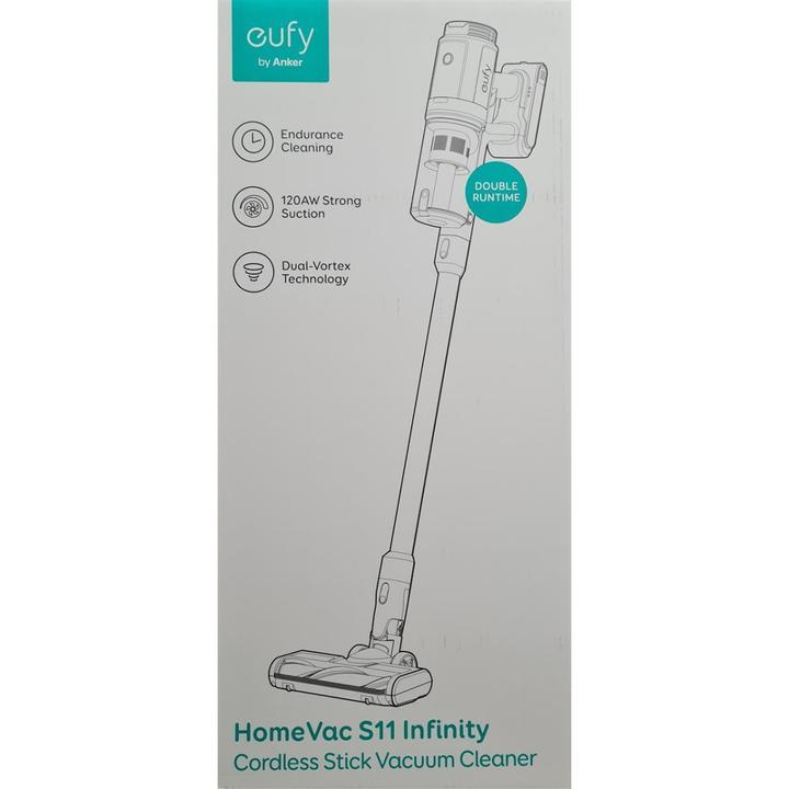 Image du produit eufy HomeVac S11 Infinity Aspirateur sans fil 2 en 1 à main et à tige, idéal pour les tapis et...