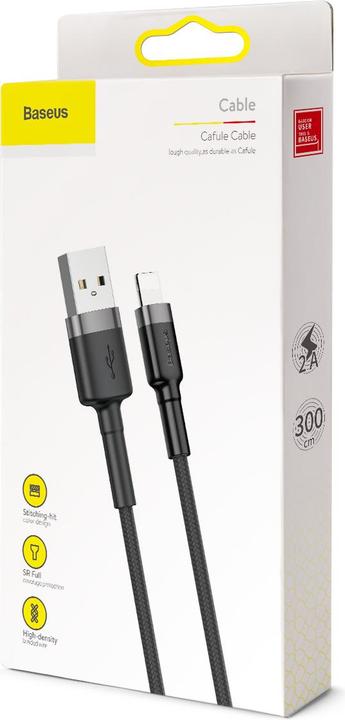Image du produit Baseus USB type A - Lightning (3 m, USB 2.0)