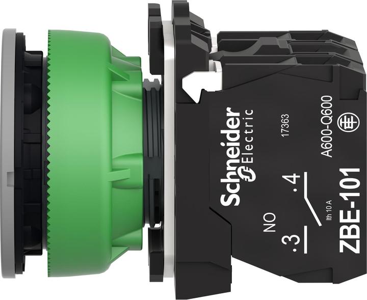 Produktbild Schneider Electric Leuchtdrucktaster, Kunststoff, komplett, XB5FWCUST01