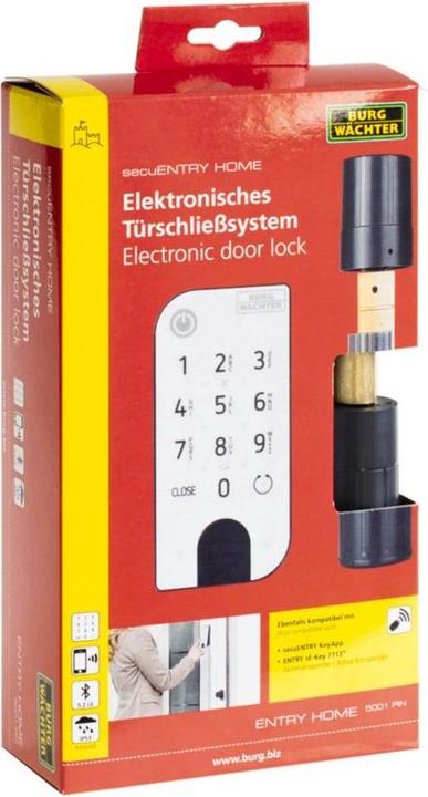 Immagine prodotto Burg Wächter Cilindro + Tastiera (Bluetooth, Smartphone, Combinazione numerica elettronica)