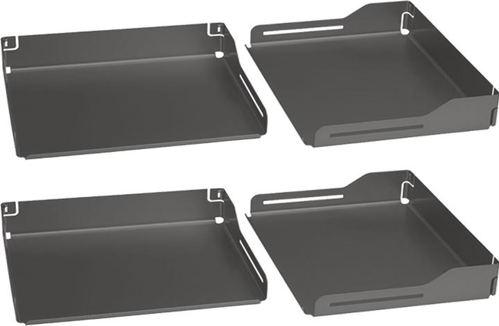 Produktbild Ebnat PEKA Einhängetablar-Set Libell 500 Magic Corner Standard anthrazit (1 Stk.)