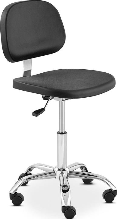 Image du produit Fromm & Starck Chaise de laboratoire - 120 kg - Black, Chrome - Hauteur réglable de 450 - 585 mm