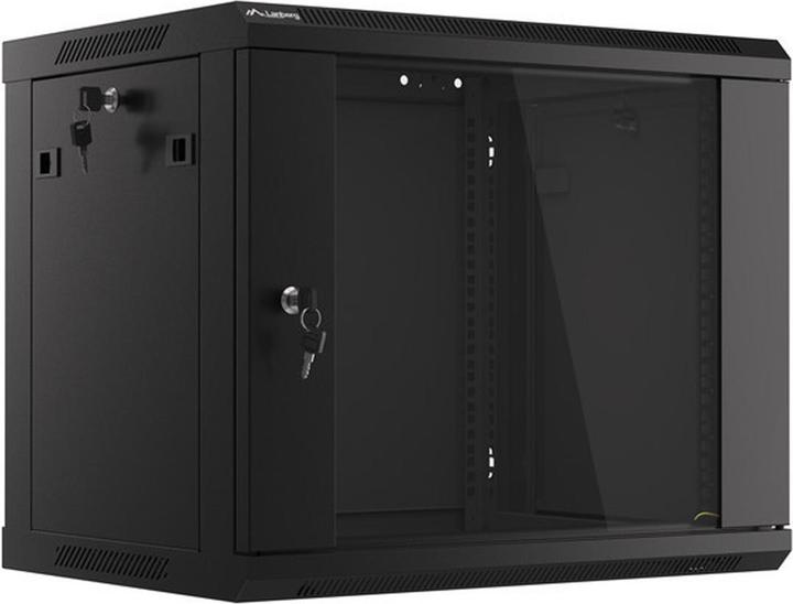 Produktbild Lanberg WF01-6409-10B Rack 9U Wandmontiertes Regal Schwarz (9 HE, 19 Zoll Rack)
