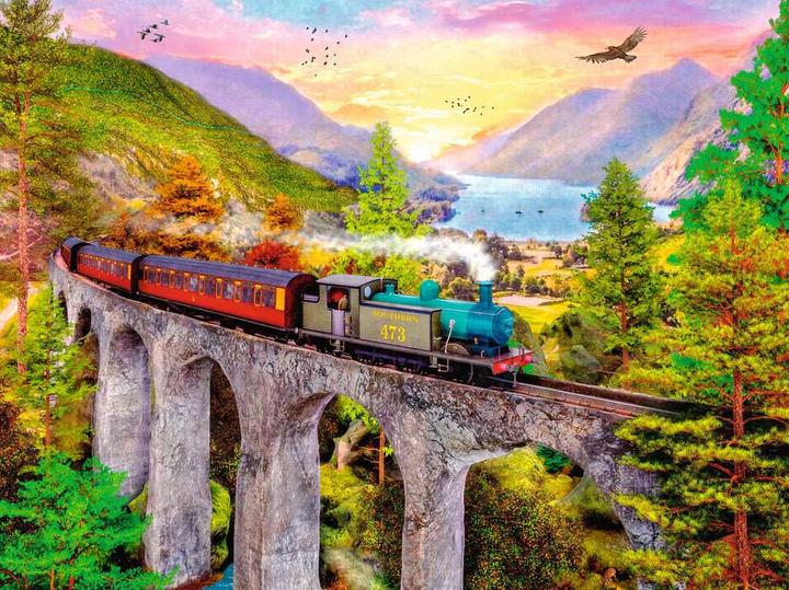 Produktbild Ravensburger Puzzle 12000795 - Zugfahrt im Herbst - 1500 Teile Puzzle für Erwachsene ab 14 Ja (1500 Teile)