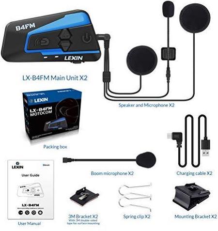 Produktbild Lexin Motorrad Bluetooth Headset