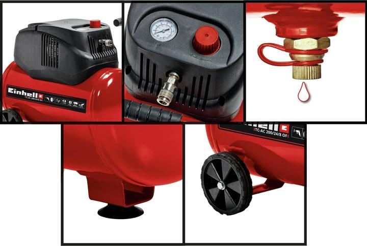 Productafbeelding Einhell TC-AC 200/24/8 VAN (8 bar, 24 l)