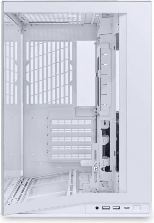 Immagine prodotto Lian-Li O11 Dynamic Mini V2 PC-Gehäuse, Mini-Gehäuse, ATX, Tempered Glass - weiss (mATX, ATX, Mini-ITX)