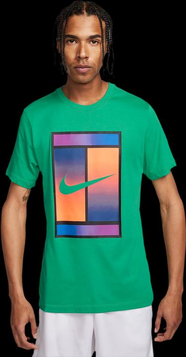 Nike Court Dri-Fit Tennis T-Shirt Green Man (XS)