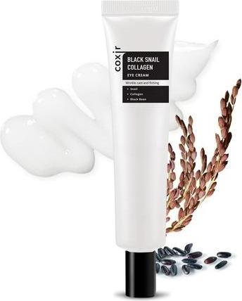 Produktbild Coxir Schwarze Schnecke Kollagen Augencreme 30ml 1.01 Fl.Oz. mit schwarzen Bohnen und Schneckenschleim (30 ml)