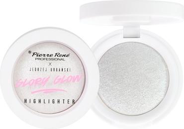 Actual product image Pierre Rene Professional PIERRE RENE Professional x Jędrzej Urbański Glory Glow Highlighter rozświetlacz do twarzy Srebrny 3g (Srebrny, Highlighter, 3 g)