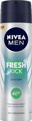 Produktbild NIVEA Men Fresh Kick antiperspirant 150ml (150 ml, Flüssiges Shampoo)