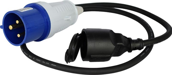 Produktbild Könner & Söhnen Adapter-Verlängerungskabel (1 m, CEE 7/7)