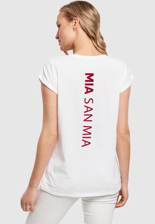 Actual product image FC Bayern München Ladies Mia San Mia V GR Extended Shoulder Tee - 115543 (XS)