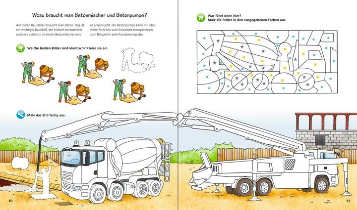 Actual product image Ravensburger Fahrzeuge auf der Baustelle (German, Sebastian Coenen, 2019)