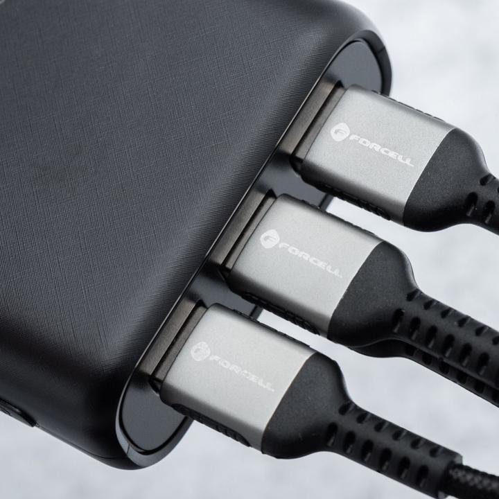 Produktbild Forcell Power bank F-ENERGY P20K2 Energo powerbank PD QC3.0 3A 22,5W 20000 mAh black (20000 mAh, 22.50 W, 77 Wh)