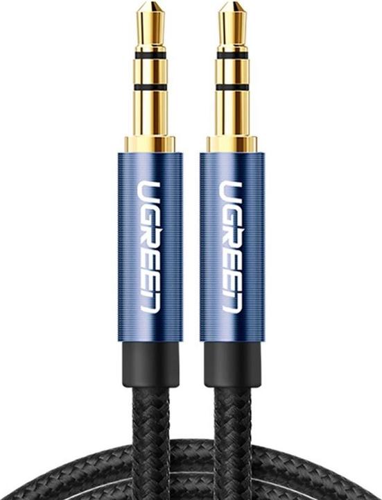 Produktbild Ugreen AV122 Mini jack cable 3.5mm AUX 3m (blue) (3 m)
