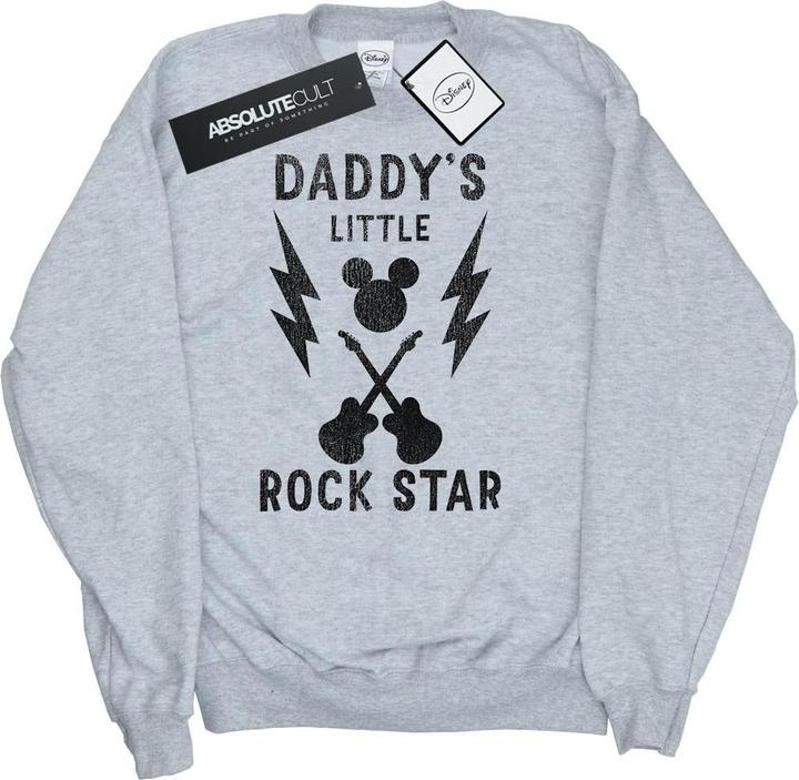 Disney Mickey Mouse Daddy's Rock Star Sweatshirt (L)