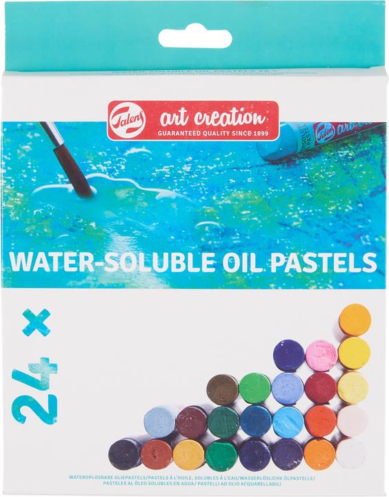 Produktbild Talens Wasserlösliche Ölpastelle Set 24# (Mehrfarbig, 24 x)