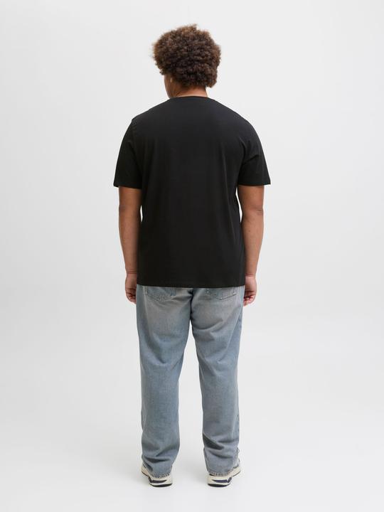 Actual product image Jack & Jones Jjelogo Tee Ss Oneck 2 Col Aw25 Noos Pls (4XL)