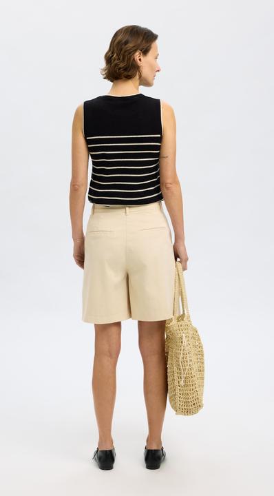 Image du produit Selected Femme Wide Fit Højtaljede shorts (Bande de fréquences 38 (2600 MHz))