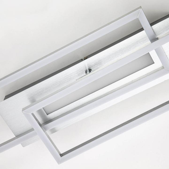 Produktbild Briloner LED Deckenleuchte, alu gebürstet, LED/40W (4400 lm)