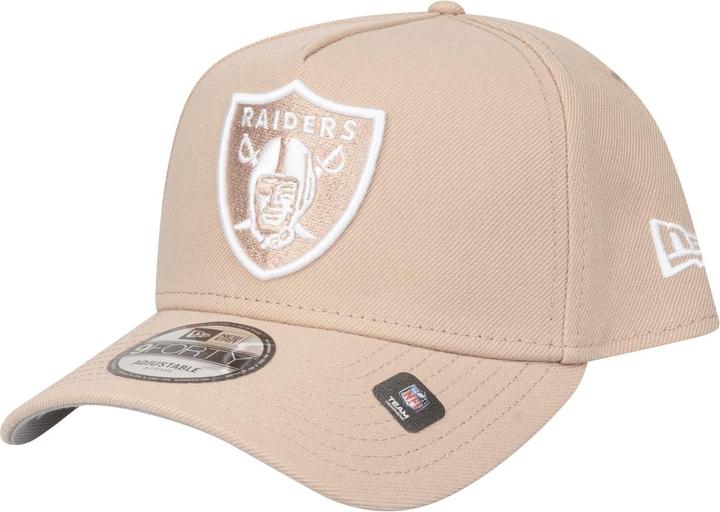 New Era 9Forty Snapback Cap - Las Vegas Raiders Camel Beige (One Size)