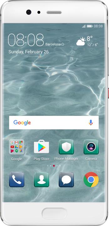 Actual product image Huawei P10 (64 GB, Mystic Silver, 5.10", Single SIM, 20 Mpx, 4G)