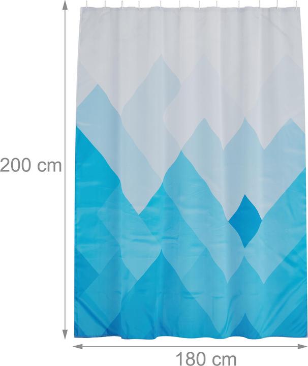 Produktbild Relaxdays Duschvorhang (180 x 0.1 x 200 cm)