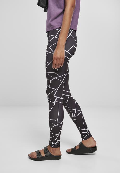 Actual product image Urban Classics Ladies AOP Leggings (L)