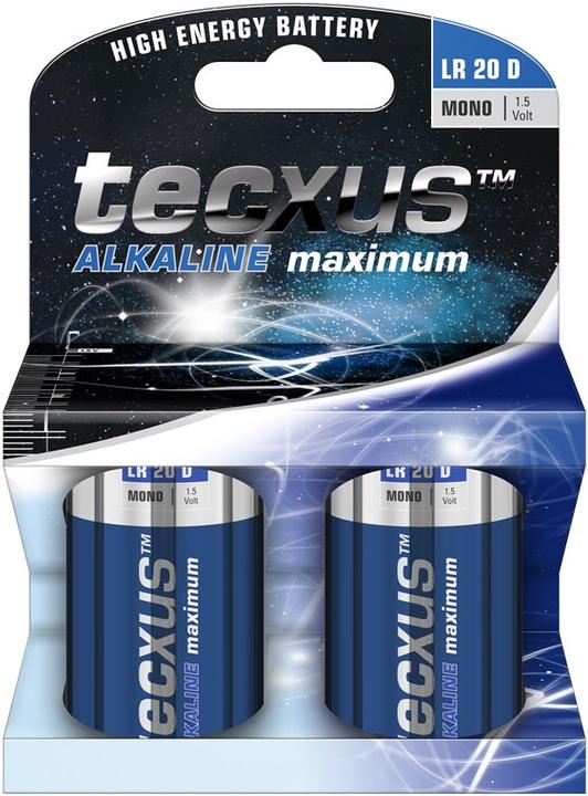 Actual product image Tecxus Mono LR 20 D - Battery 2 x D - Alkaline (2 pcs., D, 14800 mAh)