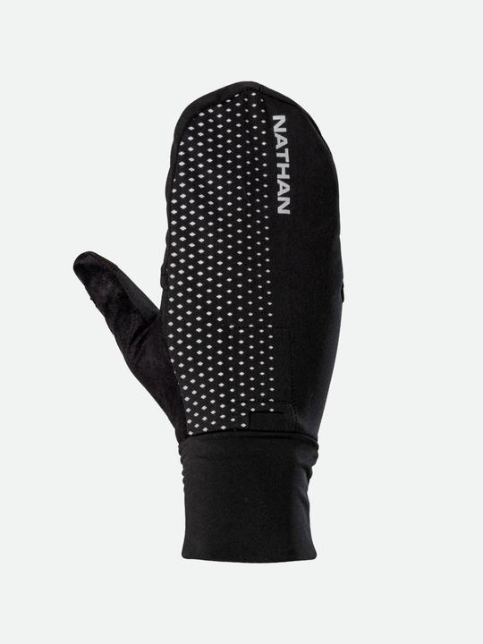 Actual product image Nathan Hyper Night Reflective Convertible Mitt Glove running gloves (S)