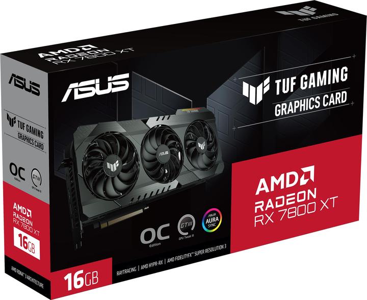 Actual product image ASUS TUF Gaming Radeon RX 7800 XT OG OC (16 GB)