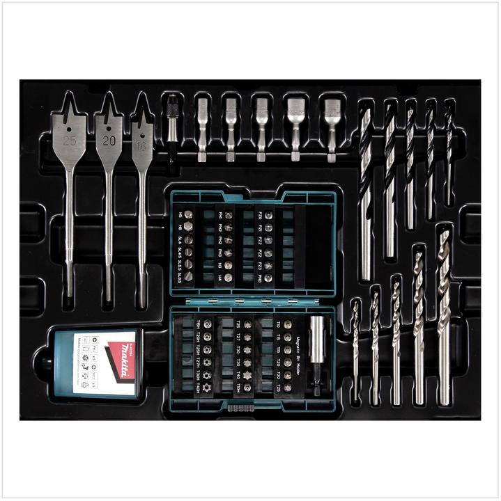 Actual product image Makita Drill Bit Set (4, 5, 6, 8, 10, 20, 25, 16 mm)