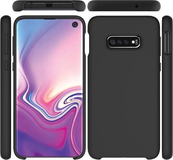 Produktbild Beline Etui Silicone Samsung S10 Plus czarny/black (Samsung Galaxy S10+)