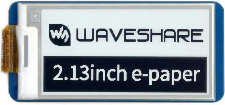 Immagine prodotto WaveShare Display E-Ink da 2,13 pollici per Raspberry Pi Pico