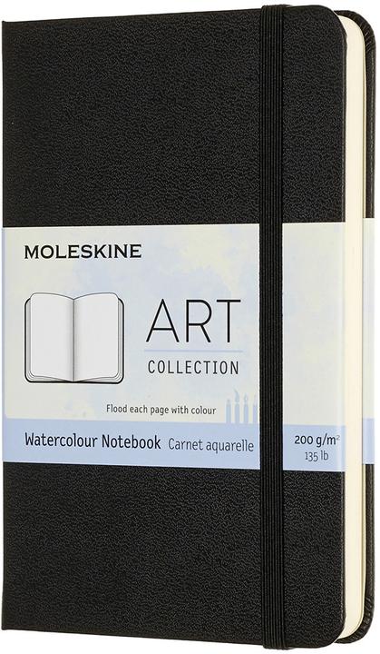 Moleskine Aquarellbuch (A6, Blanko, Harter Einband)