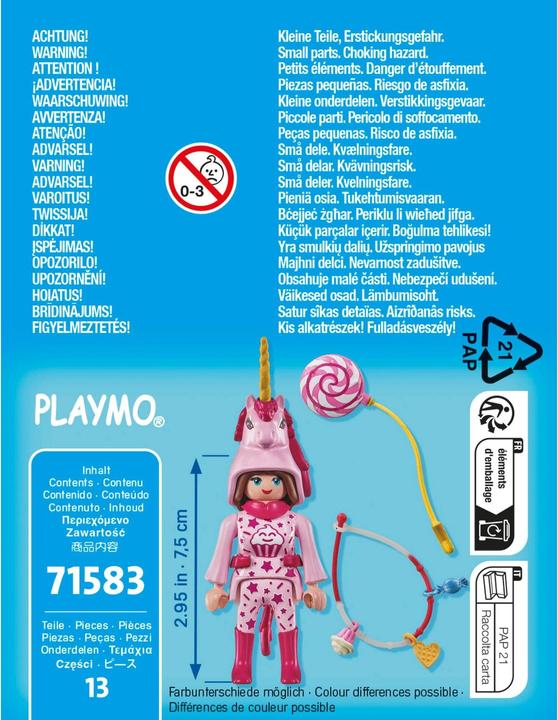 Image du produit Playmobil Licorne en sucre (71583, Playmobil Special Plus)