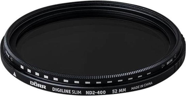 Dörr Graufilter Digiline Slim Variabler ND2-400 – 52 mm (52 mm, ND- / Graufilter, 52 mm)