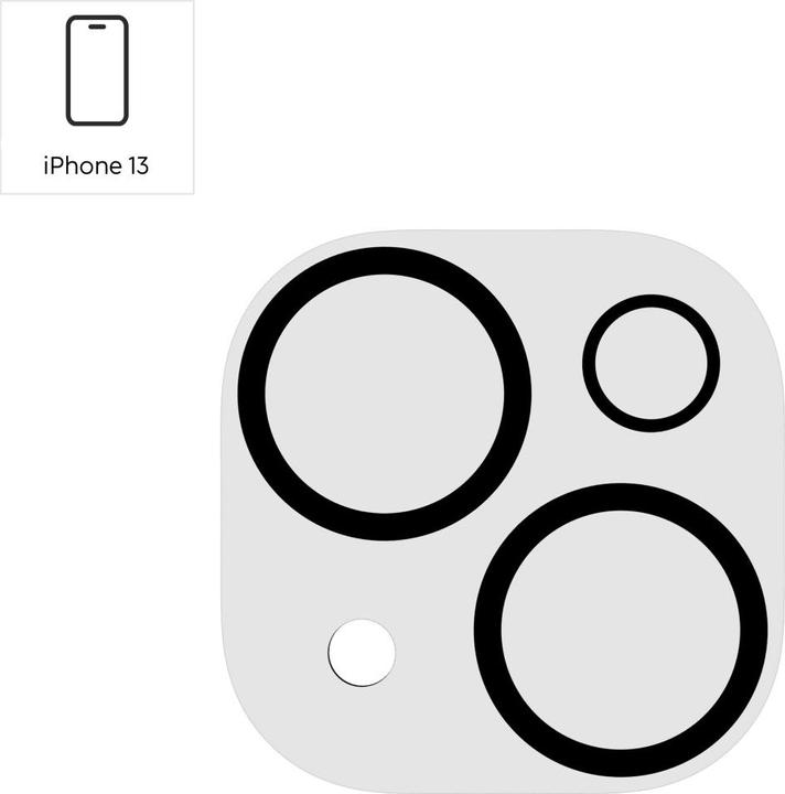 Actual product image Hama Cam Protect (1 Piece, Apple iPhone 13)