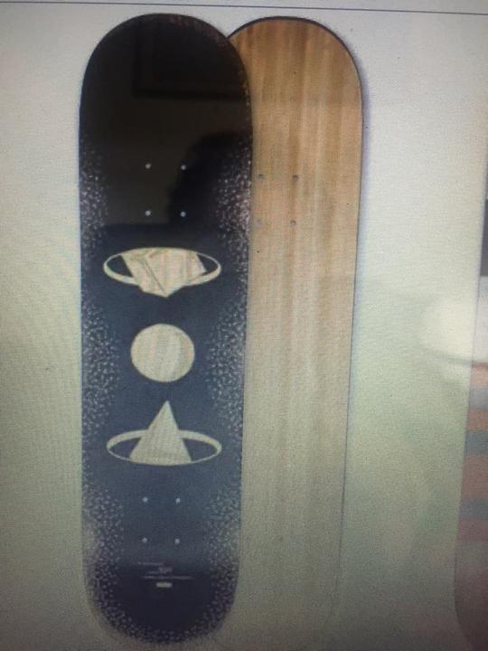 Actual product image Globe Skateboard G3 Black Holes 8.0" - Bamboo/Black - Deck Only 2023 (8")