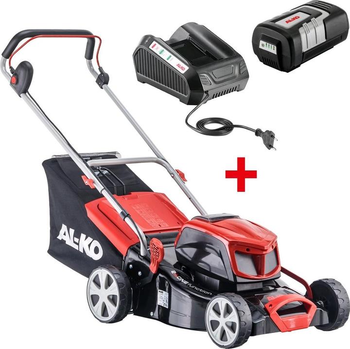 AL-KO Tondeuse à gazon sans fil 42.9 Li 36 V (batterie Li-Ion 40 V / 4 Ah, largeur de coupe 42 cm,... (Fonctionnement sur batterie)