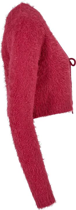 Actual product image Urban Classics Ladies Tied Cropped Feather Cardigan - 117653 (5XL)