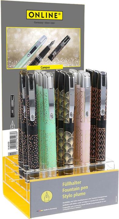 Online Penna stilografica Campus II Glam Girl (Multicolore, 15 x)
