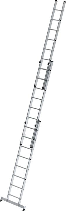Produktbild Munk Sprossen-Schiebeleiter 3-teilig mit nivello-Traverse 3x8 Sprossen (Anlegeleiter, 690 cm)