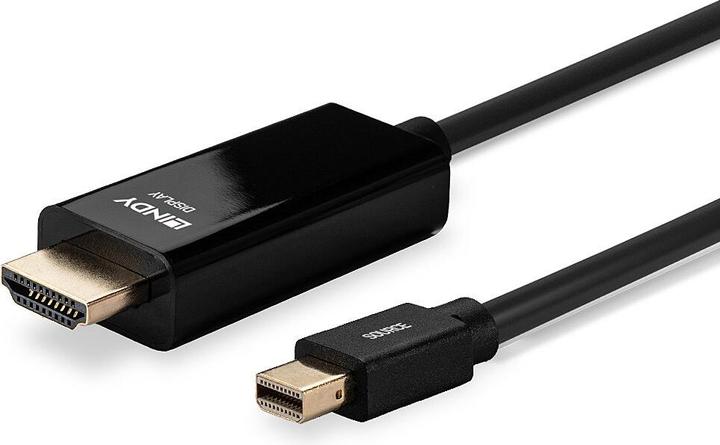 Produktbild Lindy Mini DisplayPort — HDMI (Typ A) (1 m, DisplayPort, HDMI)