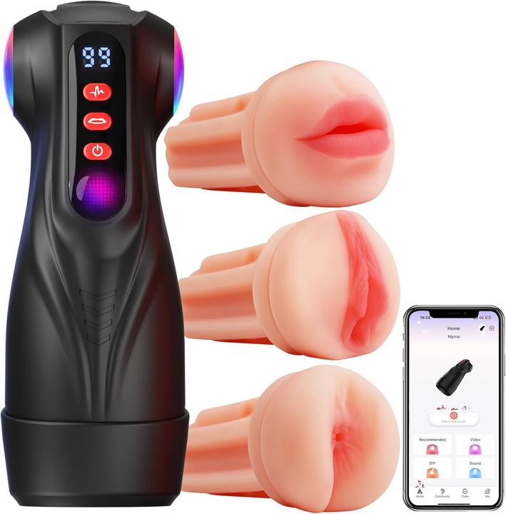 Produktbild Tauara Masturbator-Set für Männer mit App-Steuerung