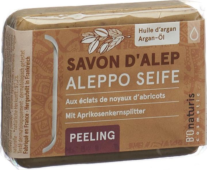 Immagine prodotto B'Onaturis ALEPPO Scrub all'olio di alloro con olio di Argan (Sapone duro, Sapone esfoliante)